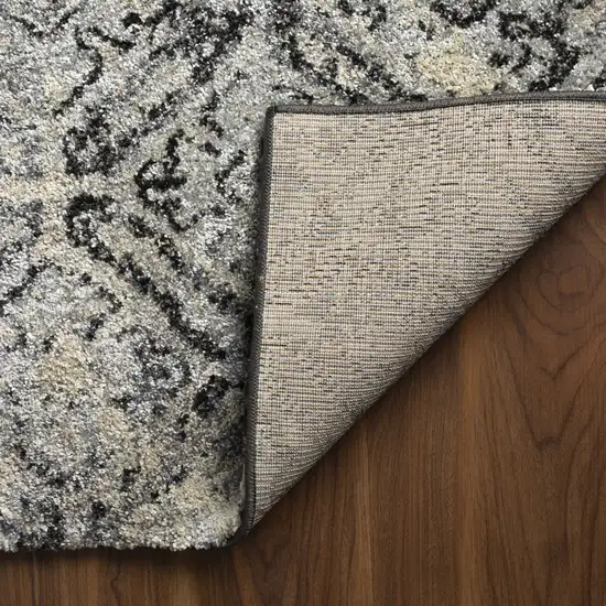 Grey Diamond Area Rug Photo 6