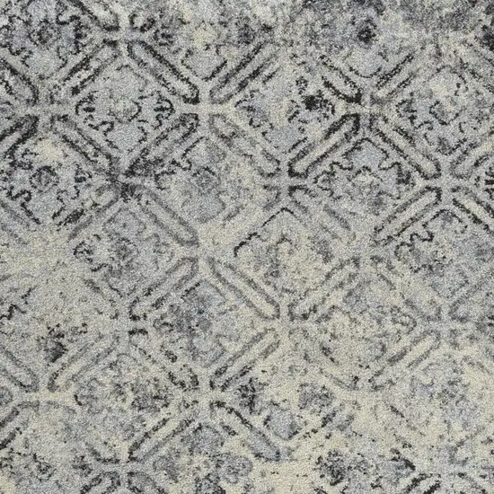 Grey Diamond Area Rug Photo 4