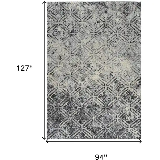 Grey Diamond Area Rug Photo 8