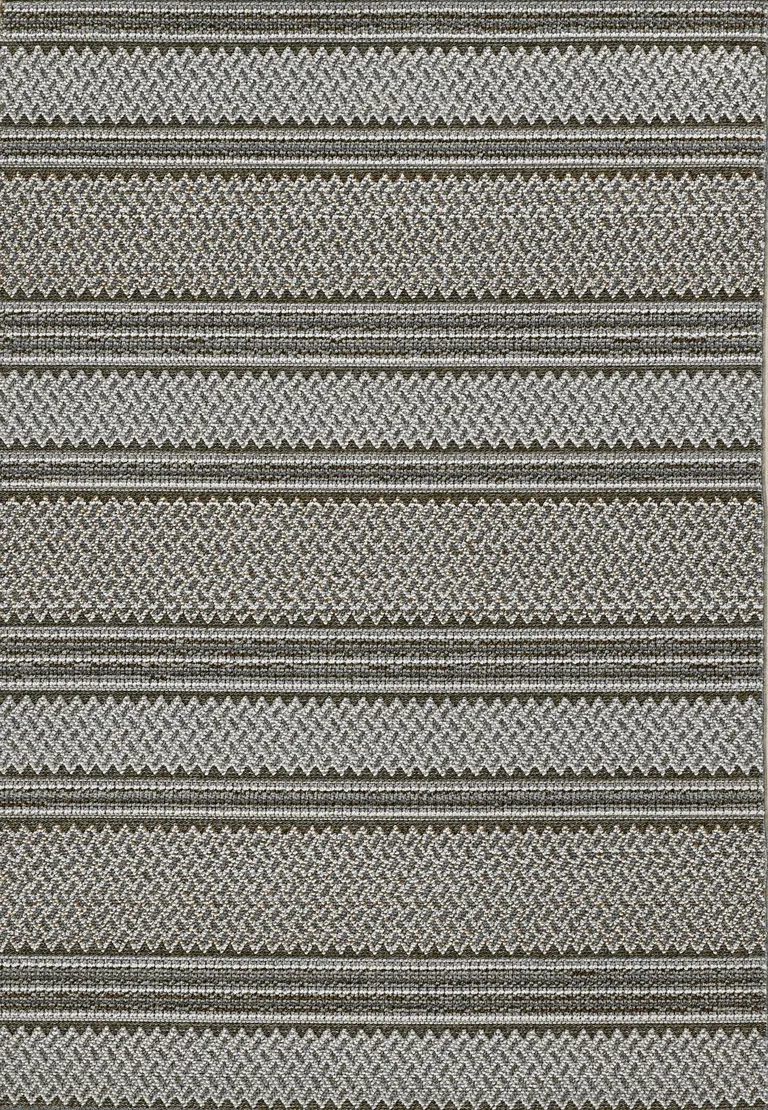 Grey Geometric Area Rug Photo 2