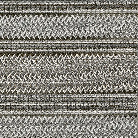 Grey Geometric Lines Area Rug Photo 1