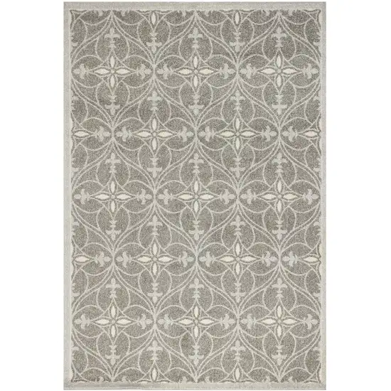 Gray Area Rug With UV Protection Photo 2