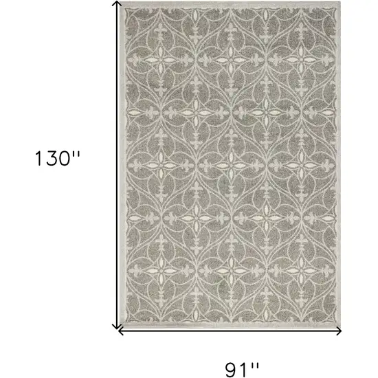 Gray Area Rug With UV Protection Photo 3