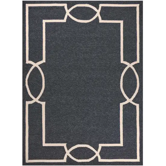 Gray Handmade Indoor Outdoor Area Rug Photo 2