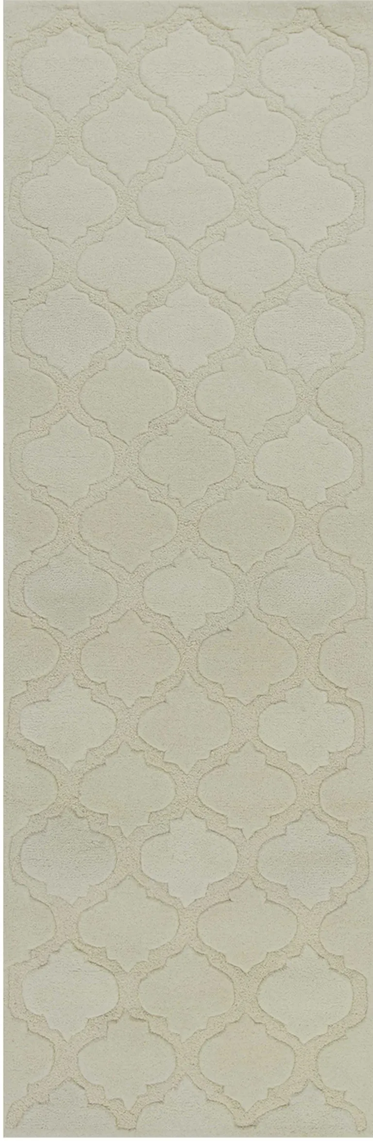 Grey Hand Tufted Geometric Indoor Accent Rug Photo 1