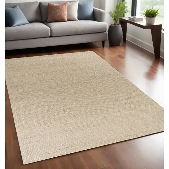 Grey Hand Woven Wool And Jute Indoor Area Rug Photo 1