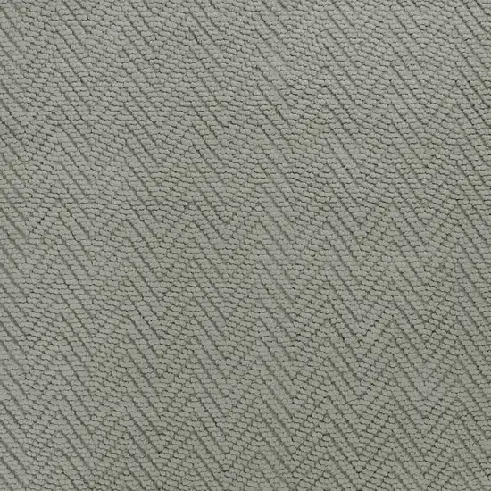 2' X 4' Grey Heather Hand Woven Herringbone Jute Indoor Accent Rug Photo 5