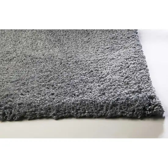 Grey Indoor Shag Rug Photo 5