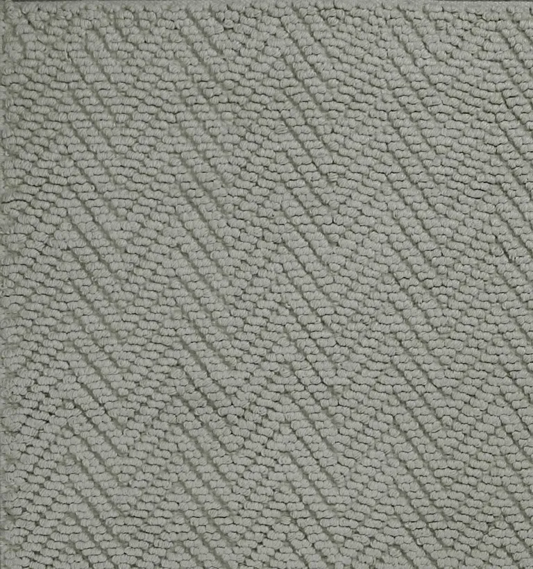 Grey Jute Runner Rug Photo 2