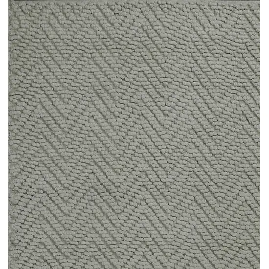 Grey Jute Runner Rug Photo 2