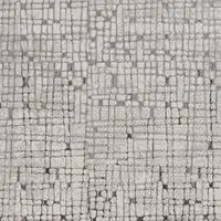 Photo of Grey Machine Woven Abstract Lines Indoor Area Rug