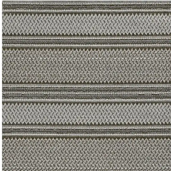 Gray Southwestern Indoor Outdoor Area Rug Photo 5