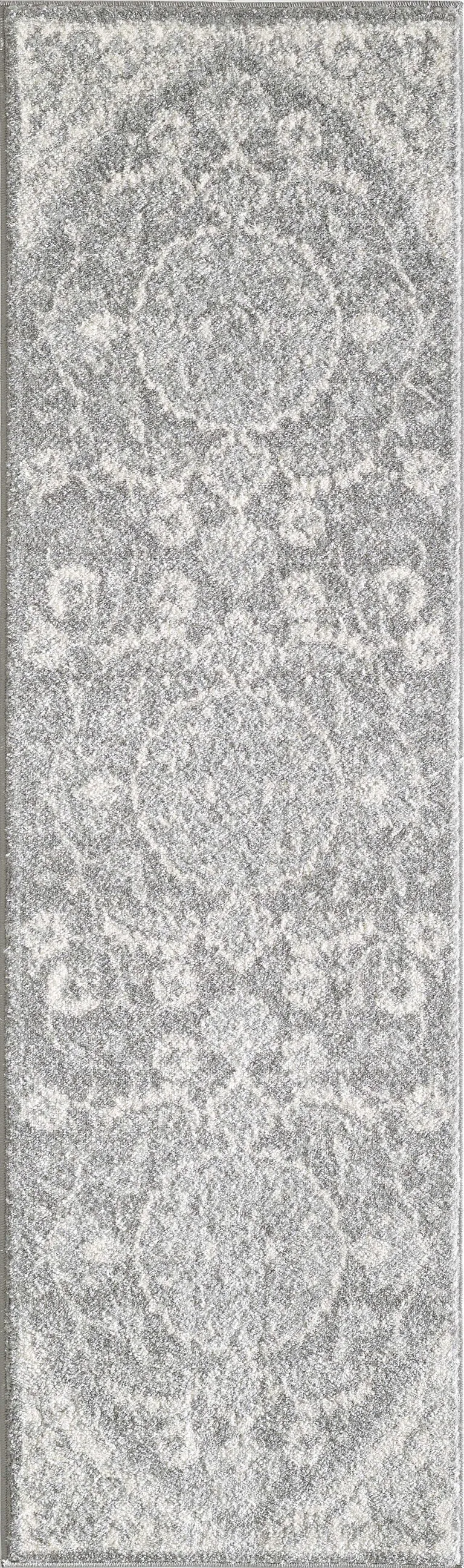 Grey Medallion Indoor Area Rug Photo 2