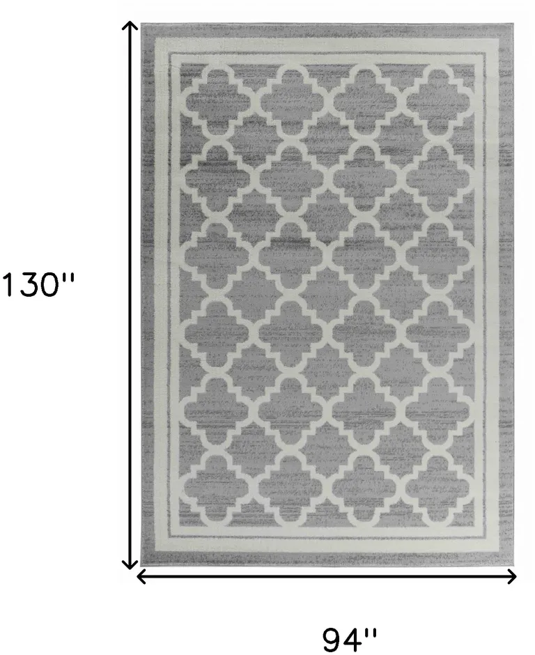 Grey Moroccan Area Rug Photo 4