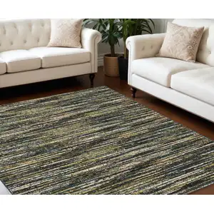 Photo of Grey Or Green Abstract Design Indoor Area Rug