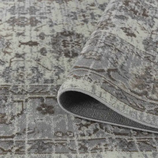 Grey Oriental Area Rug Photo 9