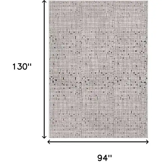 94 X 130 Grey Polyester Rug Photo 3