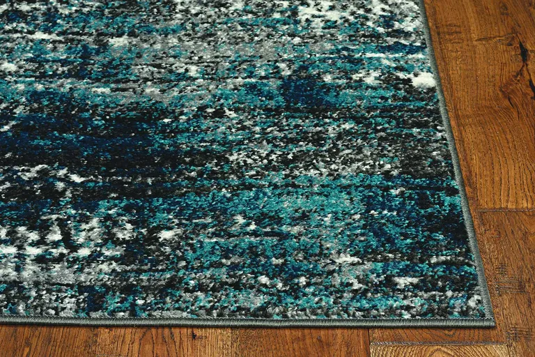 Grey Polyester or  Viscose Rug Photo 2