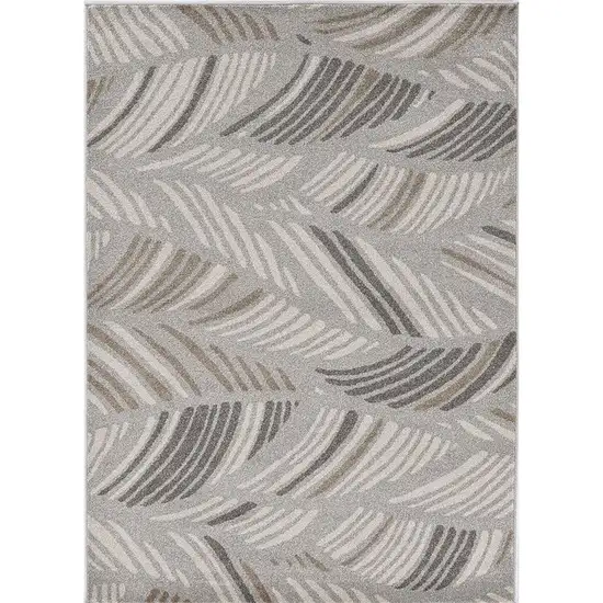 Grey Polypropylene Rug Photo 2