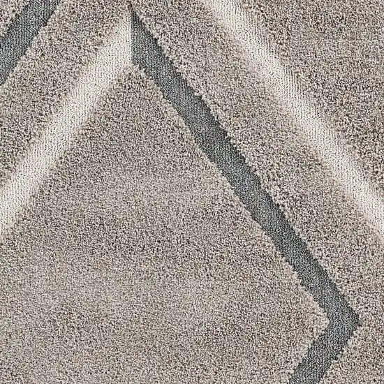 Grey Polypropylene Rug Photo 2