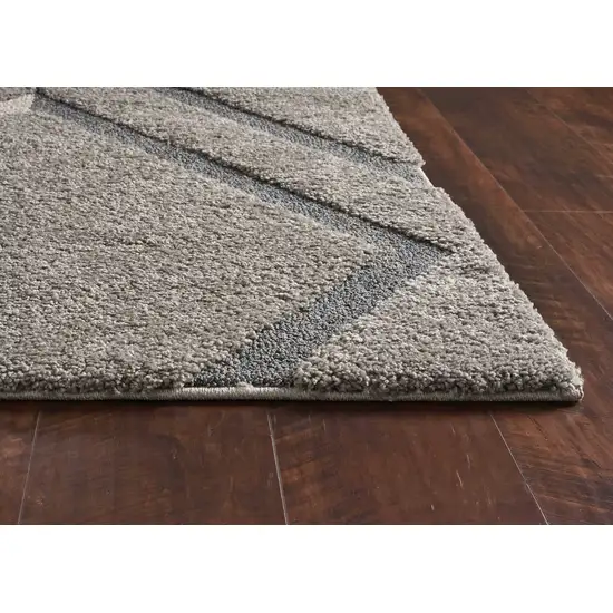 Grey Polypropylene Rug Photo 3