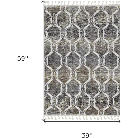 Gray Washable Area Rug Photo 6