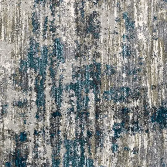 Grey and Blue Grey Skies Area Rug Photo 4