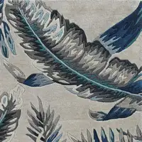 Photo of Grey or  Blue Wool Rug