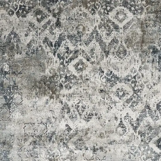 Greyor Blue Polyester Or  Viscose Rug Photo 7