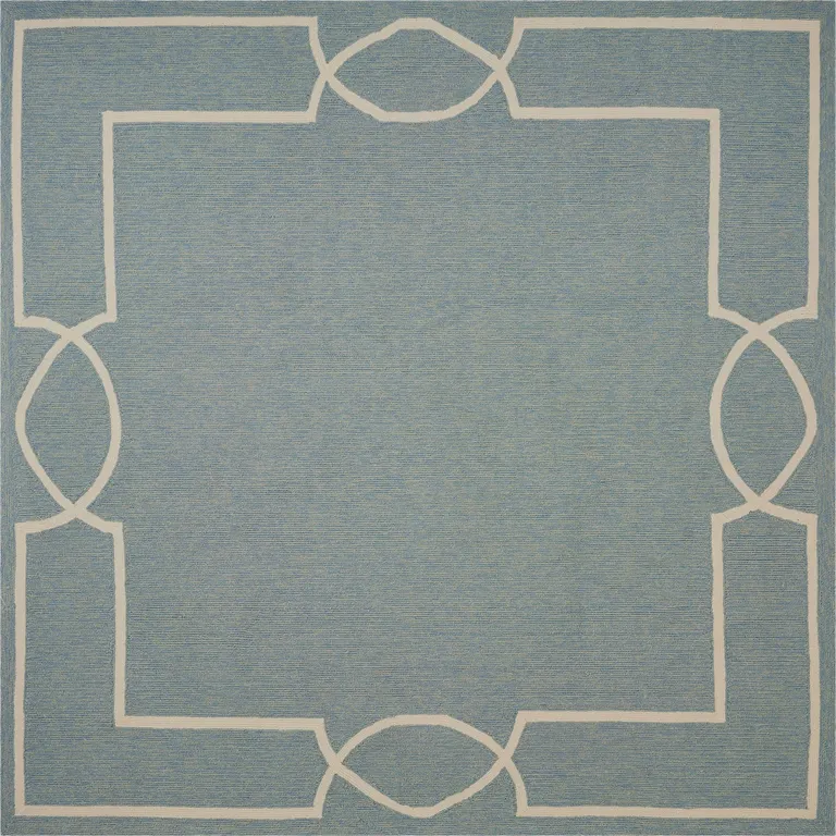 Greyor Blue Polyester or  Viscose Rug Photo 3