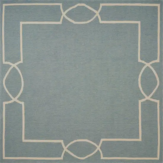 Greyor Blue Polyester or  Viscose Rug Photo 3