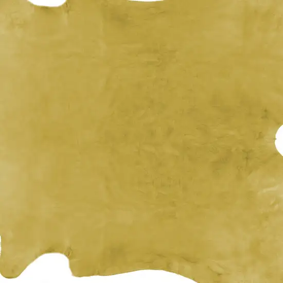 Gold Cowhide Cowhide Area Rug Photo 4