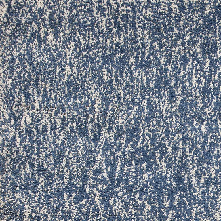 Indigo and Ivory Heather Shag Area Rug Photo 2