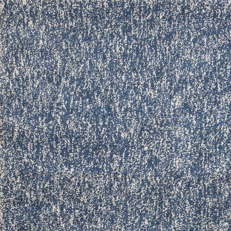 Indigo and Ivory Heather Shag Area Rug Photo 3