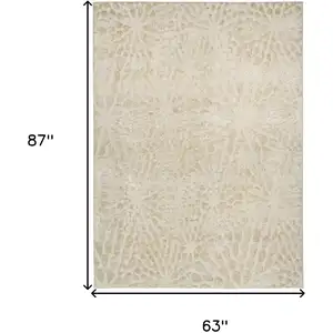 Photo of Ivory Abstract Area Rug