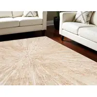 Photo of Ivory Abstract Area Rug