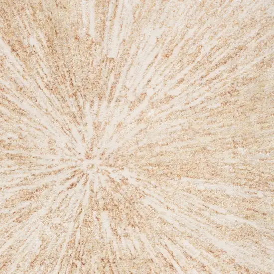 Ivory Abstract Area Rug Photo 8