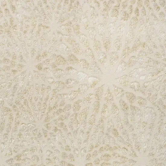 Ivory Abstract Area Rug Photo 7