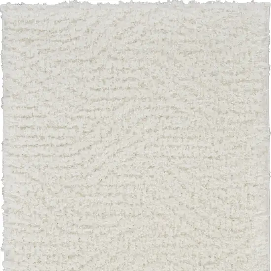 Ivory Abstract Power Loom Area Rug Photo 4