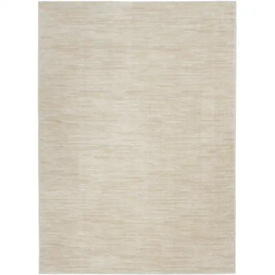 Ivory And Beige Non Skid Indoor Outdoor Area Rug Photo 1