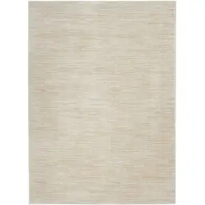 Photo of Ivory And Beige Non Skid Indoor Outdoor Area Rug