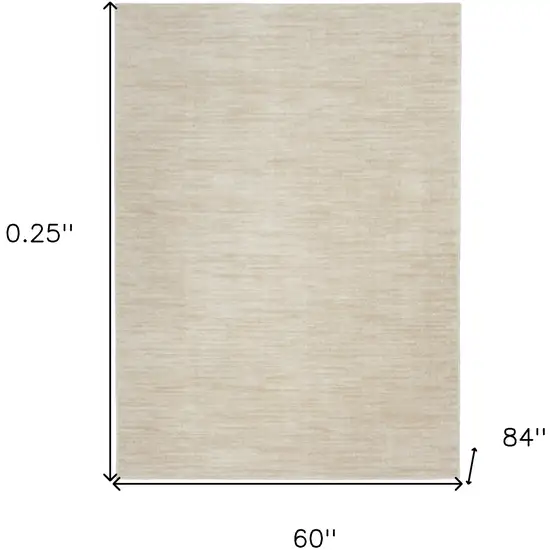 Ivory And Beige Non Skid Indoor Outdoor Area Rug Photo 5