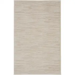 Photo of Ivory And Beige Non Skid Indoor Outdoor Area Rug