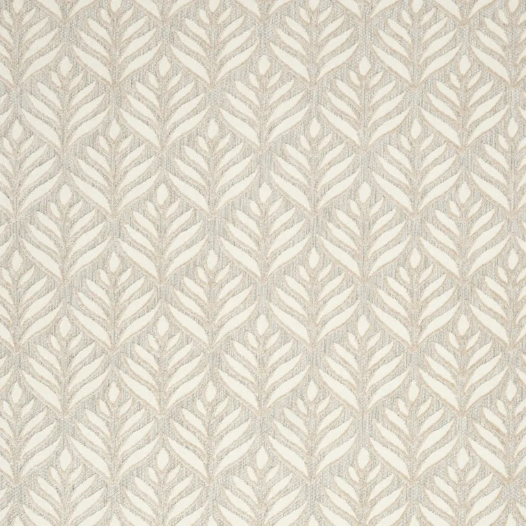 Ivory And Grey Floral Stain Resistant Non Skid Area Rug Photo 3