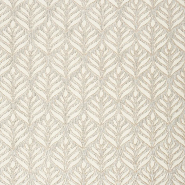 Ivory And Grey Floral Stain Resistant Non Skid Area Rug Photo 3