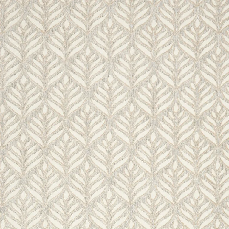 Ivory And Grey Floral Stain Resistant Non Skid Area Rug Photo 3