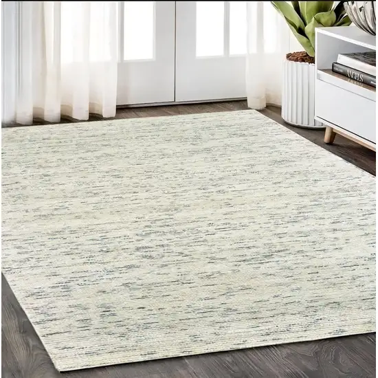 Ivory And Stone Hand Tufted Area Rug Photo 1