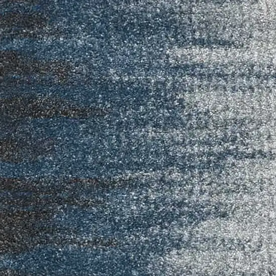 Ivory Blue Gradient Area Rug Photo 3