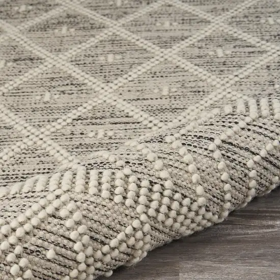 Ivory Bohemian Diamonds Area Rug Photo 7