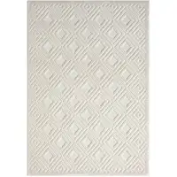 Photo of Ivory Geometric Area Rug